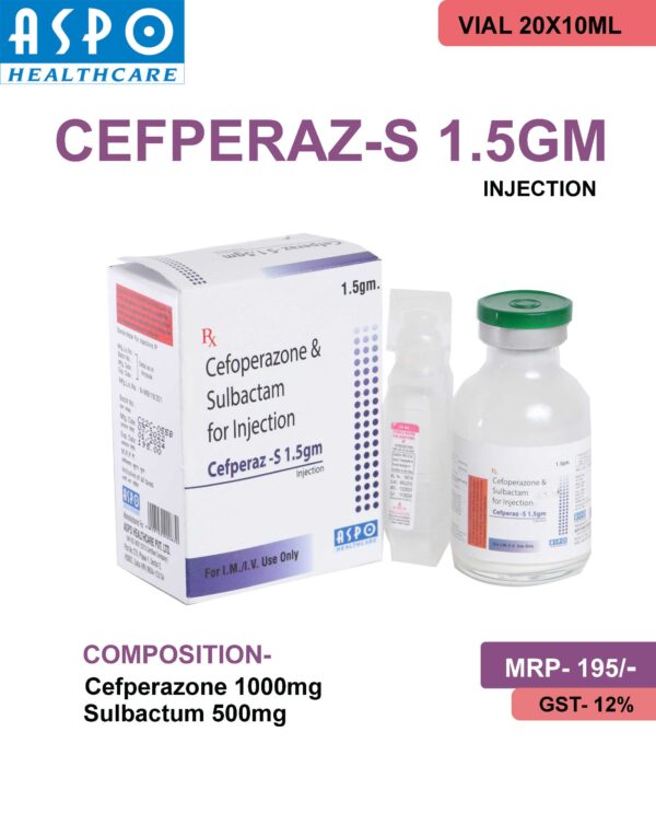 Cefperaz-S 1.5 gm
